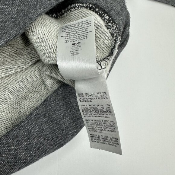 Mother Women's Charcoal Gray The Tie Up Easy Wash Activewear‎ Sweatshirt S/C39 - Picture 11 of 16